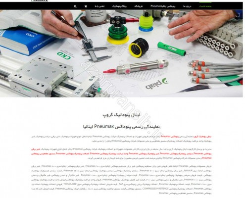 طراحی وب سایت و بهینه سازی وب سایت (سئو SEO وبسایت) ایتال پنوماتیک گروپ Pneumax