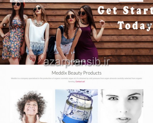 محصولات زیبایی Meddix Beauty Products - طراحی وب سایت و سئو SEO وبسایت